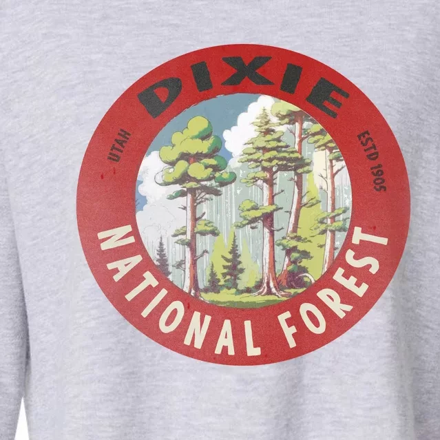 Dixie National Forest Utah Cropped Pullover Crew