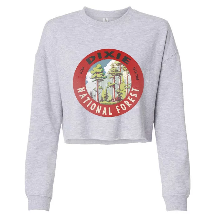 Dixie National Forest Utah Cropped Pullover Crew