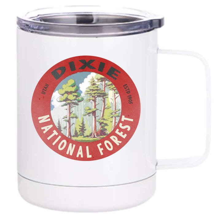 Dixie National Forest Utah Front & Back 12oz Stainless Steel Tumbler Cup