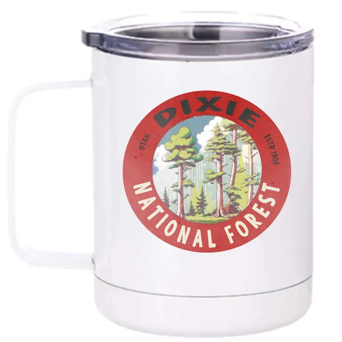 Dixie National Forest Utah Front & Back 12oz Stainless Steel Tumbler Cup