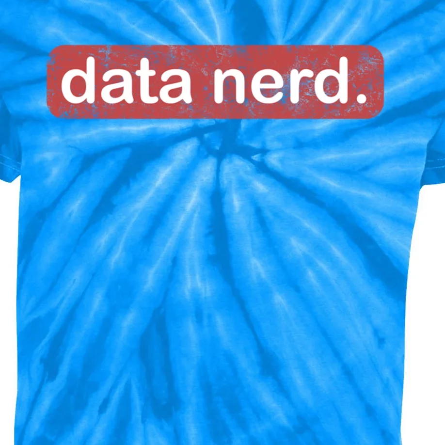 Data Nerd Great Gift Data Lover Great Gift Data Guy Funny Gift Kids Tie-Dye T-Shirt