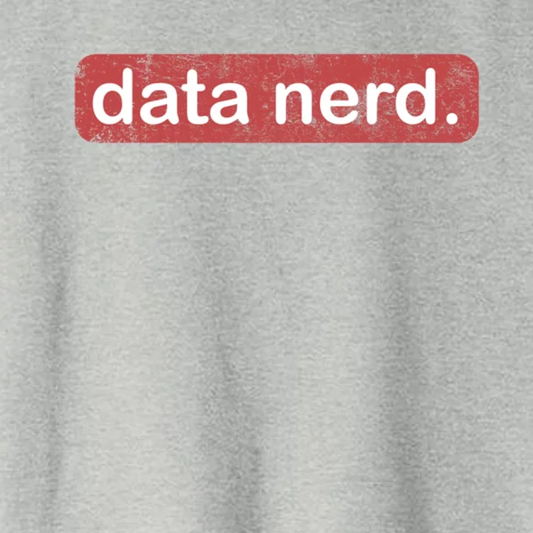 Data Nerd Great Gift Data Lover Great Gift Data Guy Funny Gift Women's Crop Top Tee