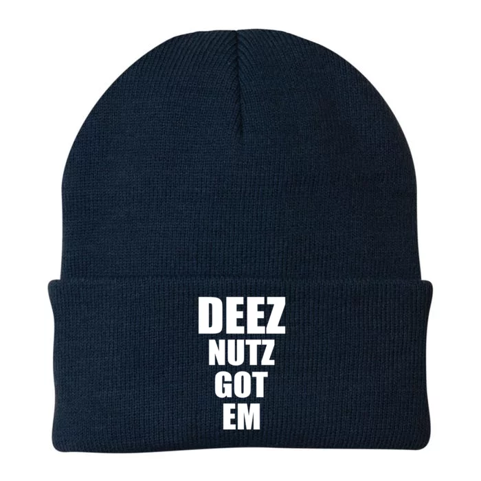 Deez Nuts Gotem Knit Cap Winter Beanie