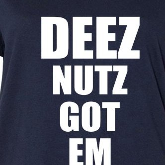 Deez Nuts Gotem Women's V-Neck Plus Size T-Shirt