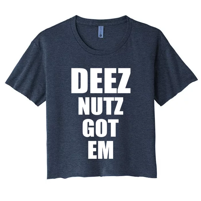 Deez Nuts Gotem Women's Crop Top Tee