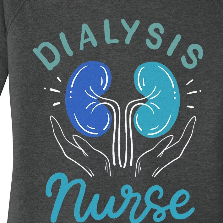 Dialysis Nurse Gifts Women's Perfect Tri Tunic Long Sleeve Shirt