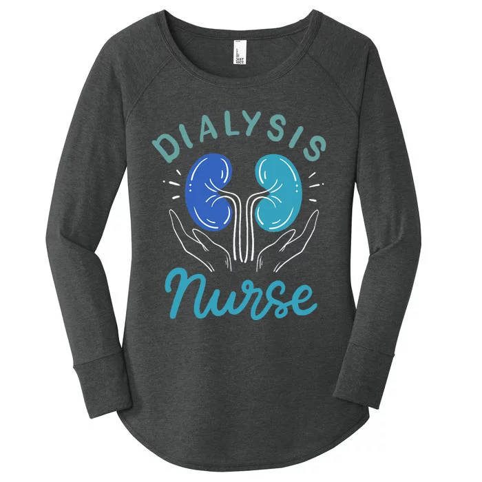 Dialysis Nurse Gifts Women's Perfect Tri Tunic Long Sleeve Shirt