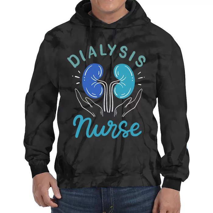 Dialysis Nurse Gifts Tie Dye Hoodie