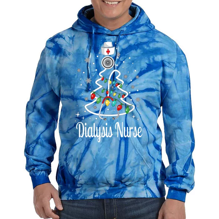 Dialysis Nurse Gift Tie Dye Hoodie