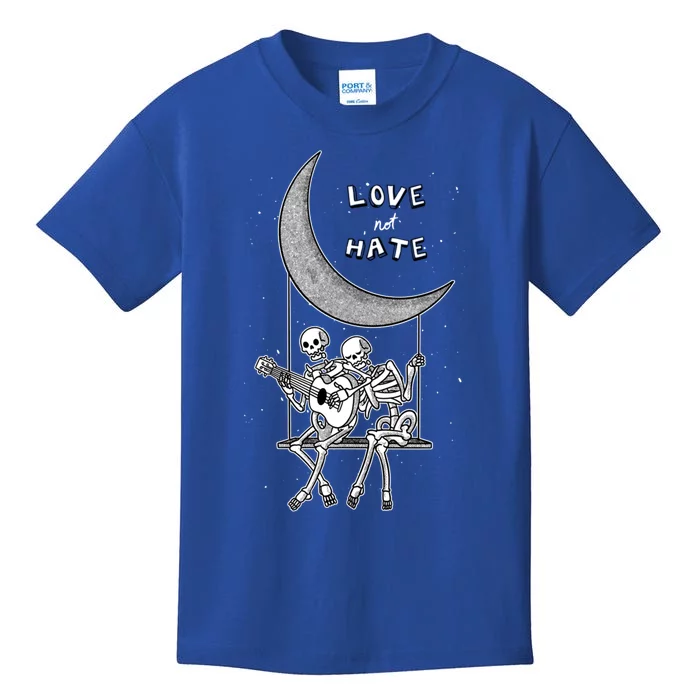 Do Not Hate But Love Cute Gift Creative Love Design Cool Gift Kids T-Shirt