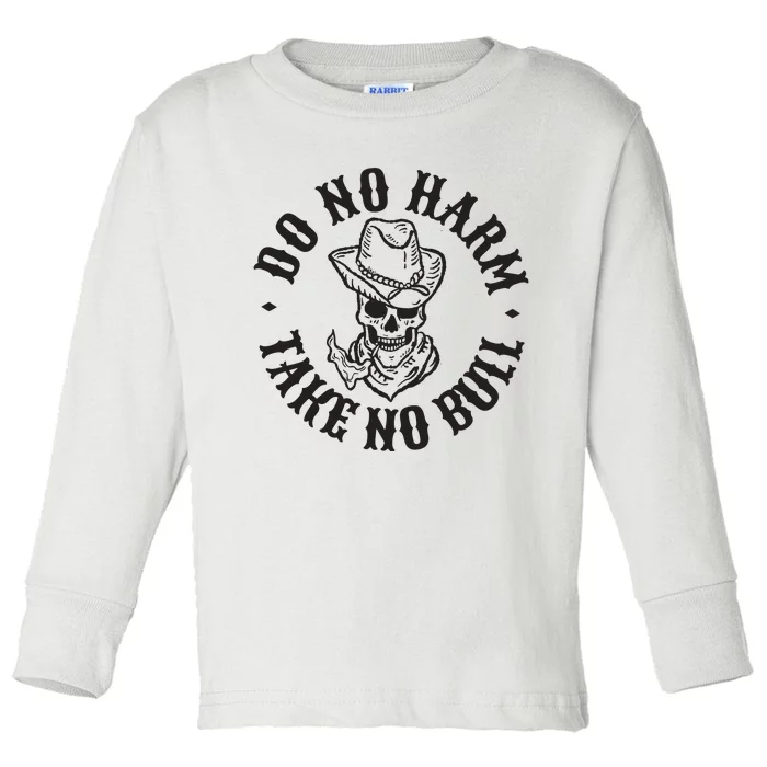 Do No Harm Western Toddler Long Sleeve Shirt