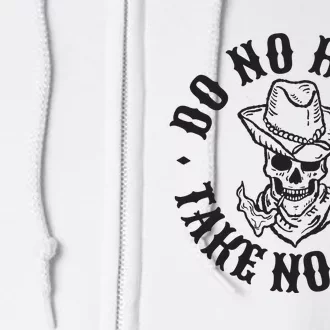 Do No Harm Western Full Zip Hoodie