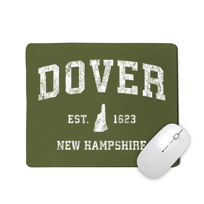 Dover New Hampshire Nh Vintage Athletic Sports Mousepad