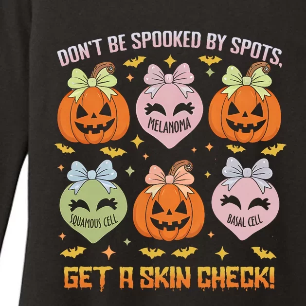 Dermatology Nurse Halloween Get A Skin Check Dermatologist Womens CVC Long Sleeve Shirt