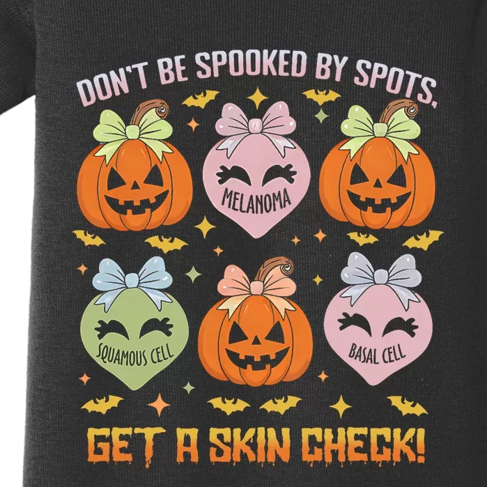 Dermatology Nurse Halloween Get A Skin Check Dermatologist Baby Bodysuit