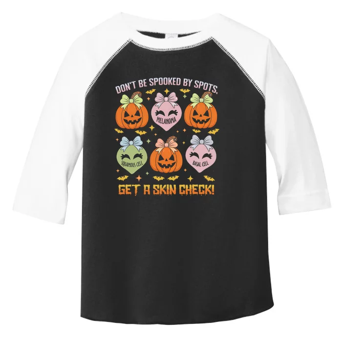 Dermatology Nurse Halloween Get A Skin Check Dermatologist Toddler Fine Jersey T-Shirt