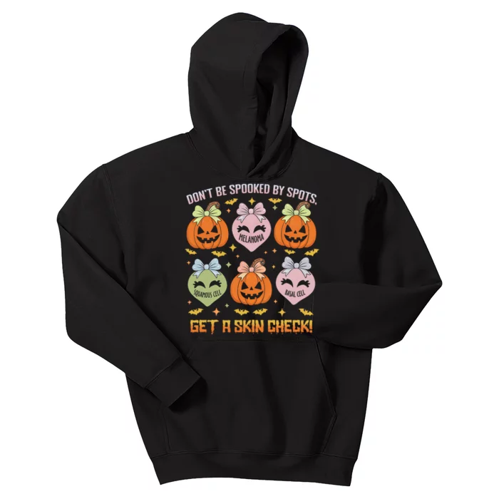 Dermatology Nurse Halloween Get A Skin Check Dermatologist Kids Hoodie