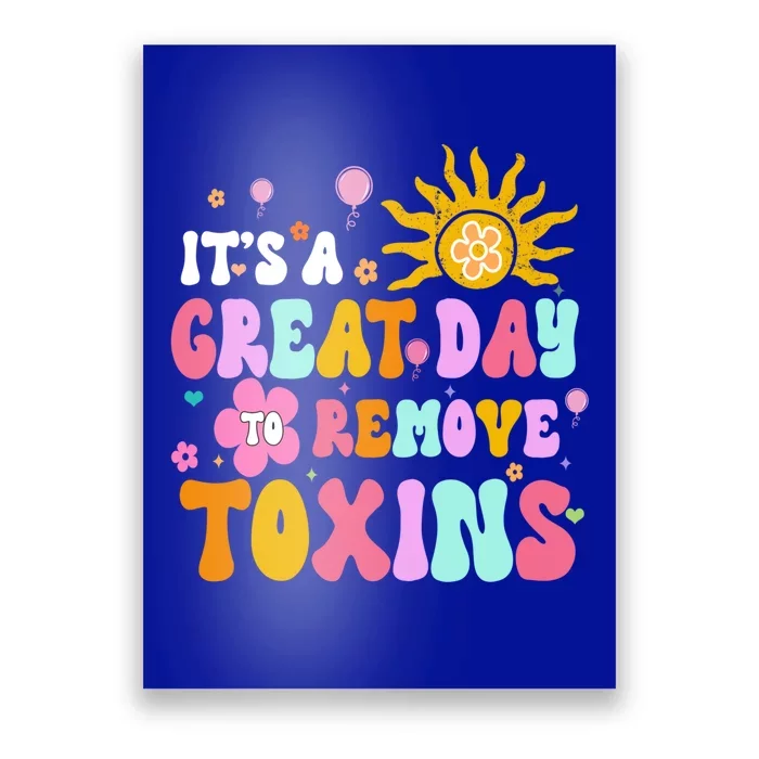 Dialysis Nurse ItS Great Day To Remove Toxins Nurse For Mom Funny Gift Poster