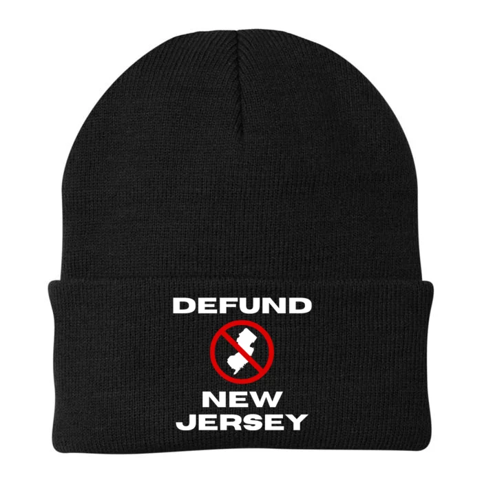 Defund New Jersey Knit Cap Winter Beanie