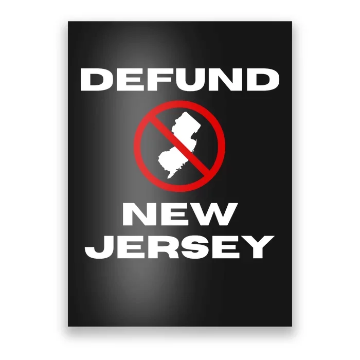 Defund New Jersey Poster