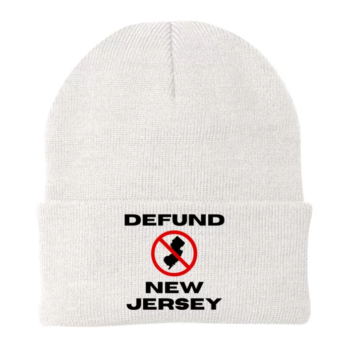 Defund New Jersey Knit Cap Winter Beanie