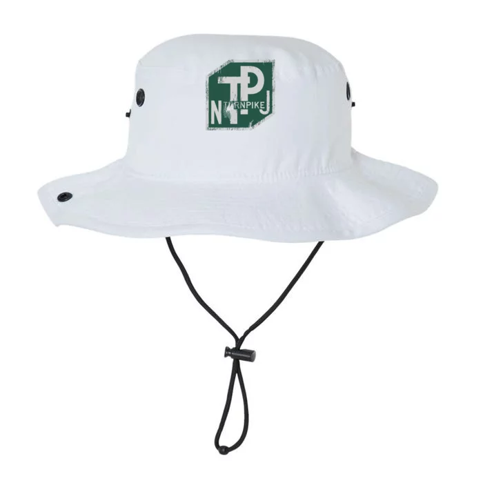 Distressed New Jersey Turnpike State Road Sign Legacy Cool Fit Booney Bucket Hat