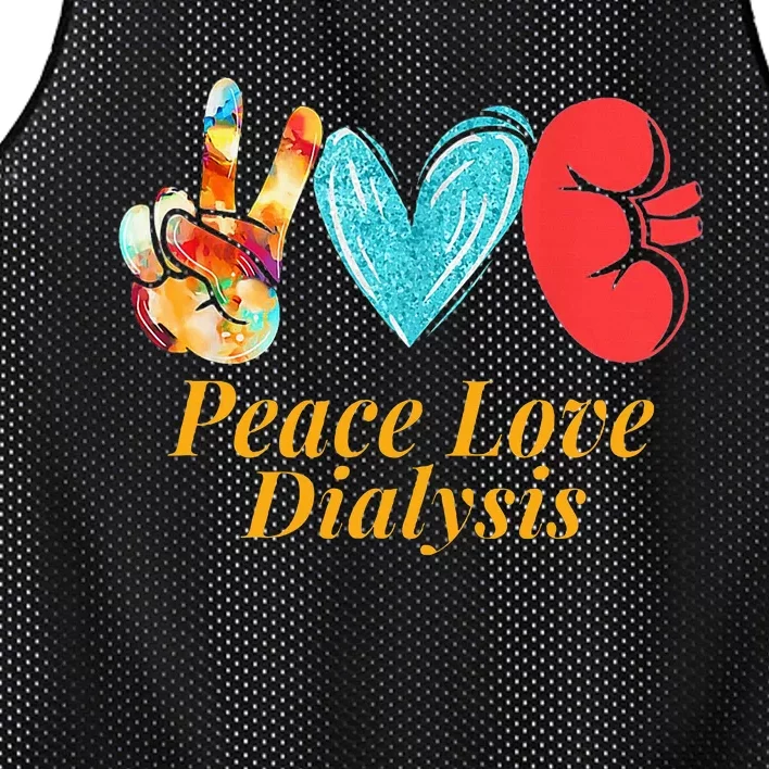 Dialysis Nurse Kidney Transplant Nephrology Mesh Reversible Basketball Jersey Tank