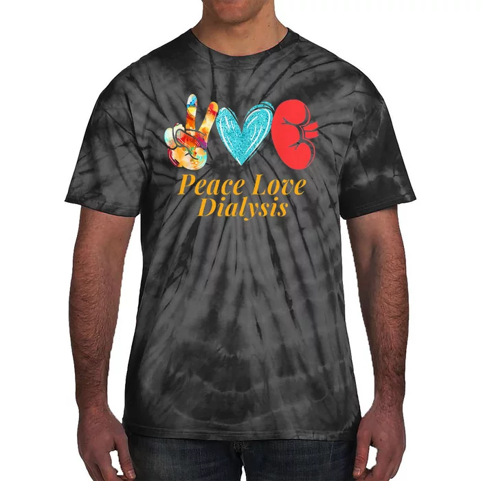 Dialysis Nurse Kidney Transplant Nephrology Tie-Dye T-Shirt