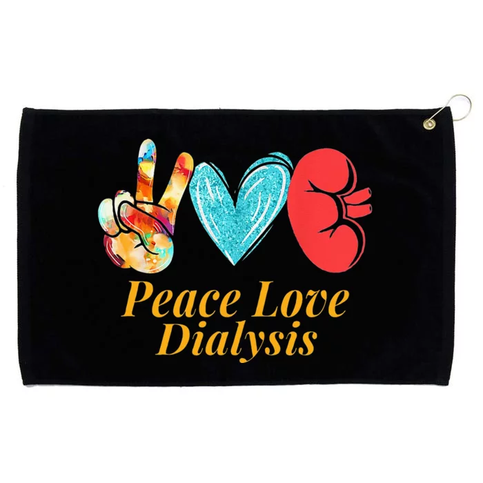 Dialysis Nurse Kidney Transplant Nephrology Grommeted Golf Towel