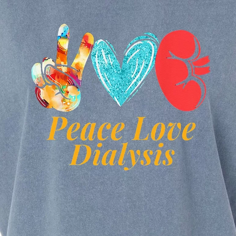 Dialysis Nurse Kidney Transplant Nephrology Garment-Dyed Women's Muscle Tee