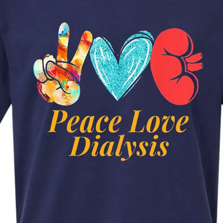 Dialysis Nurse Kidney Transplant Nephrology Sueded Cloud Jersey T-Shirt