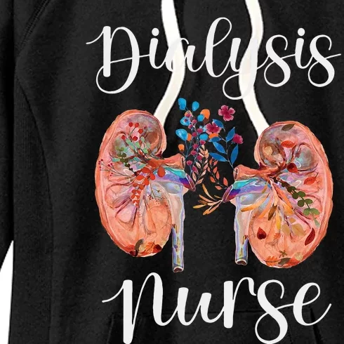 Dialysis Nurse Kidney Transplant Nephrology RN Appreciation Women's Fleece Hoodie