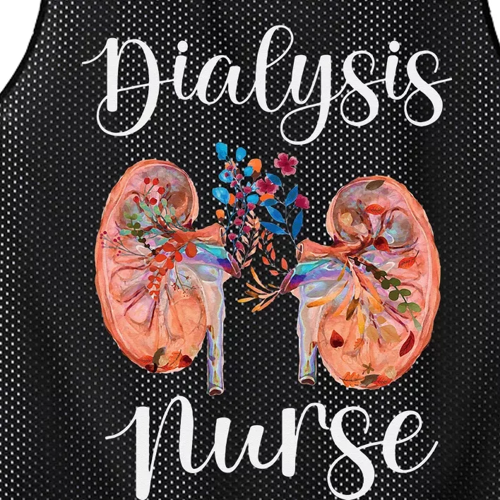 Dialysis Nurse Kidney Transplant Nephrology RN Appreciation Mesh Reversible Basketball Jersey Tank