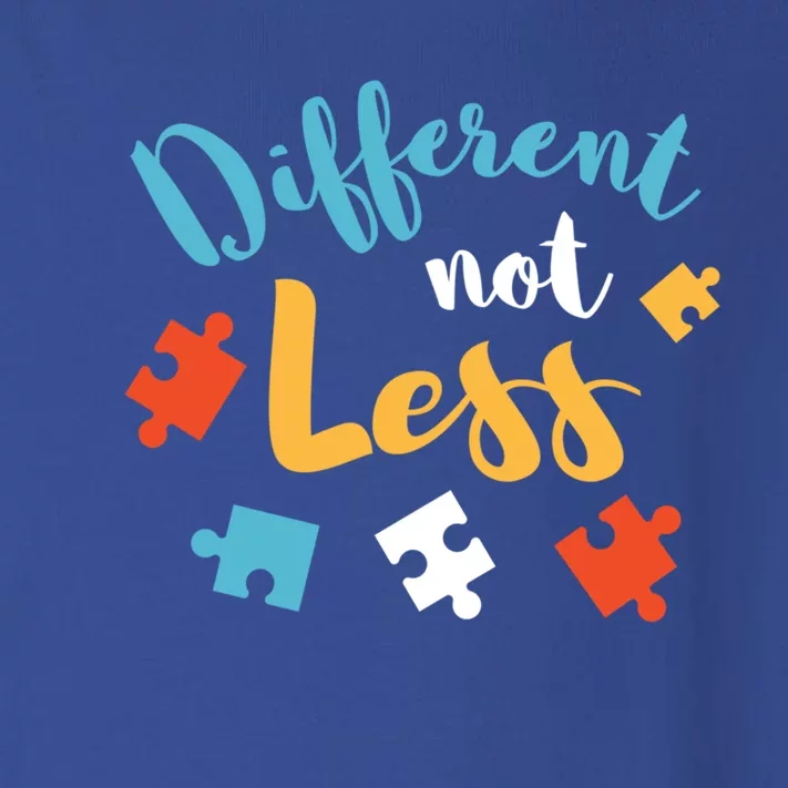 Different Not Less Autism Awareness Gift Toddler Long Sleeve Shirt