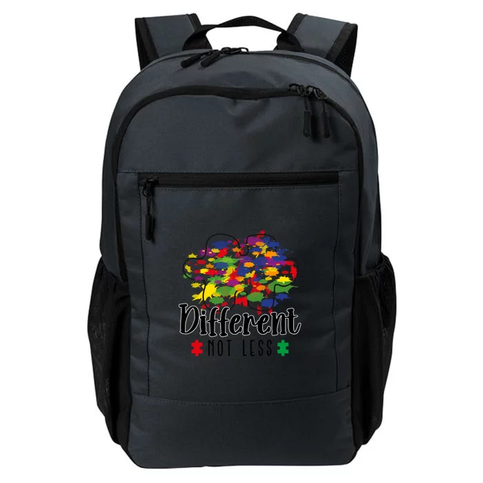 Different Not Less Puzzle Autism Awareness Month Gift Daily Commute Backpack