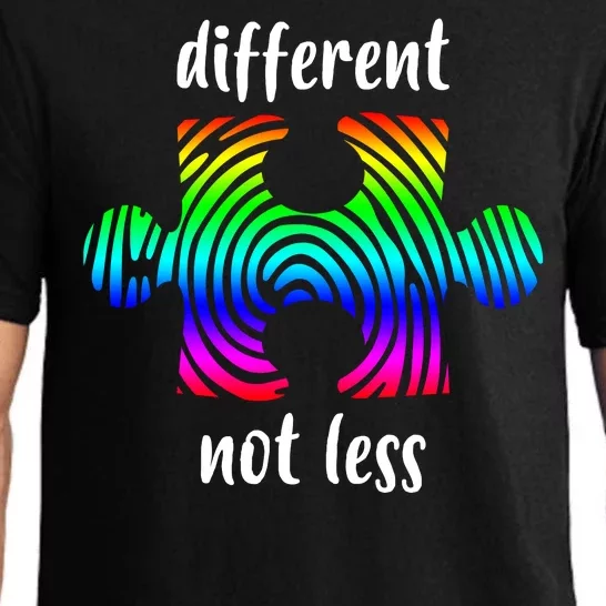 Different Not Less Neurodiversity Puzzle Pajama Set