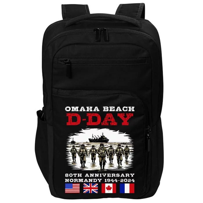 Dday Normandy Landings 80th Anniversary Impact Tech Backpack