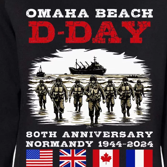 Dday Normandy Landings 80th Anniversary Womens California Wash Sweatshirt