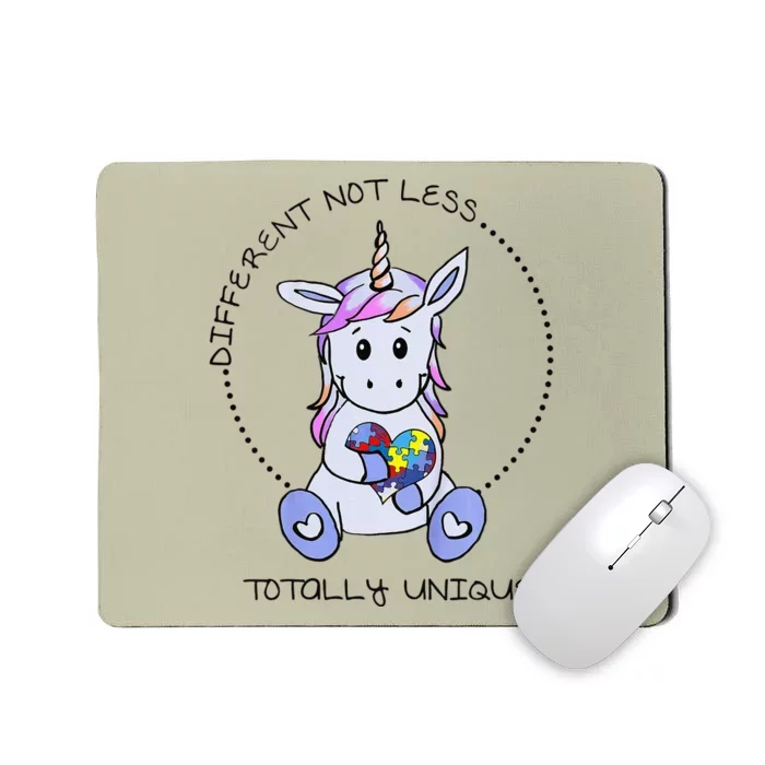 Different Not Less Totally Unique Unicorn Mousepad