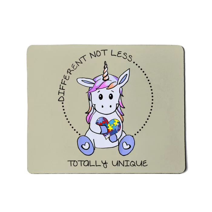 Different Not Less Totally Unique Unicorn Mousepad