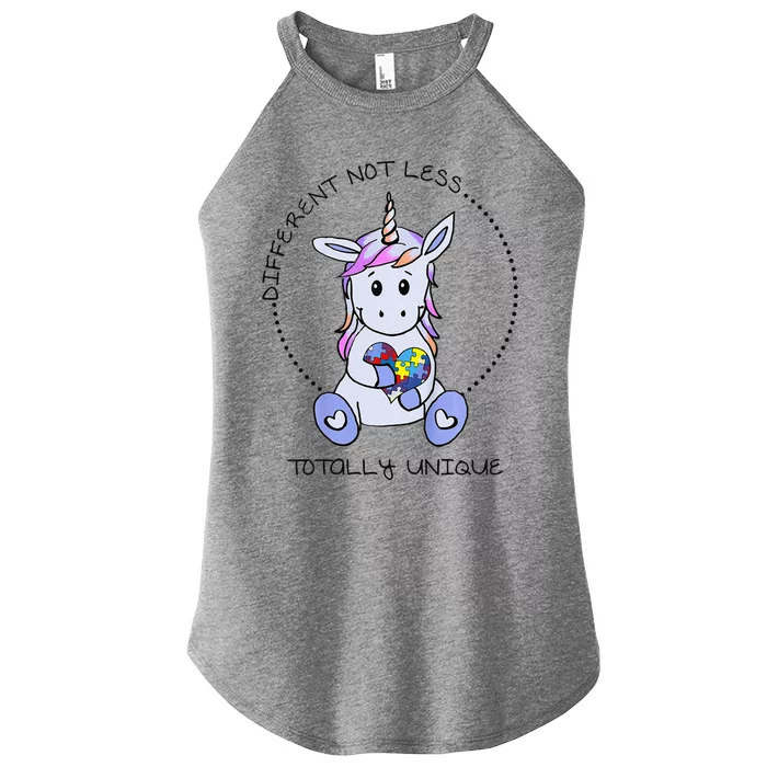 Different Not Less Totally Unique Unicorn Women’s Perfect Tri Rocker Tank