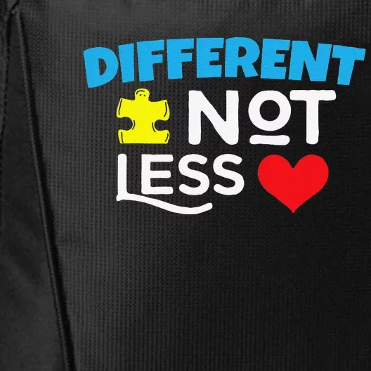 Different Not Less Autism City Backpack