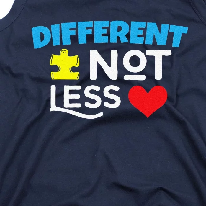 Different Not Less Autism Tank Top