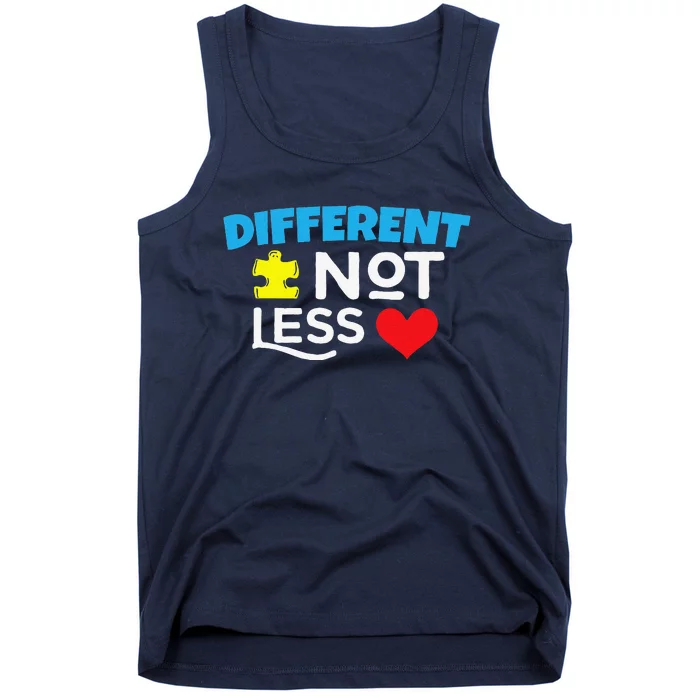 Different Not Less Autism Tank Top