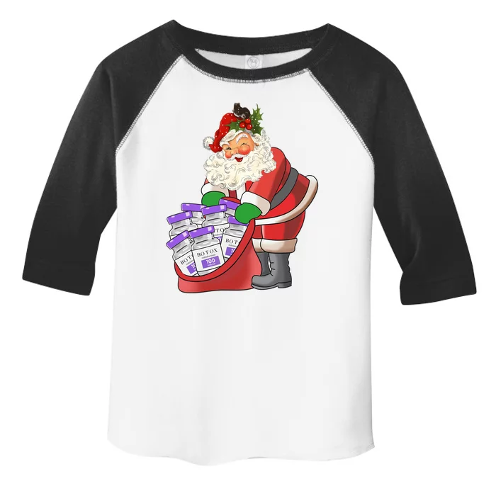 Derm Nurse Life Aesthetic Nurse Christmas Santa Claus Cool Gift Toddler Fine Jersey T-Shirt