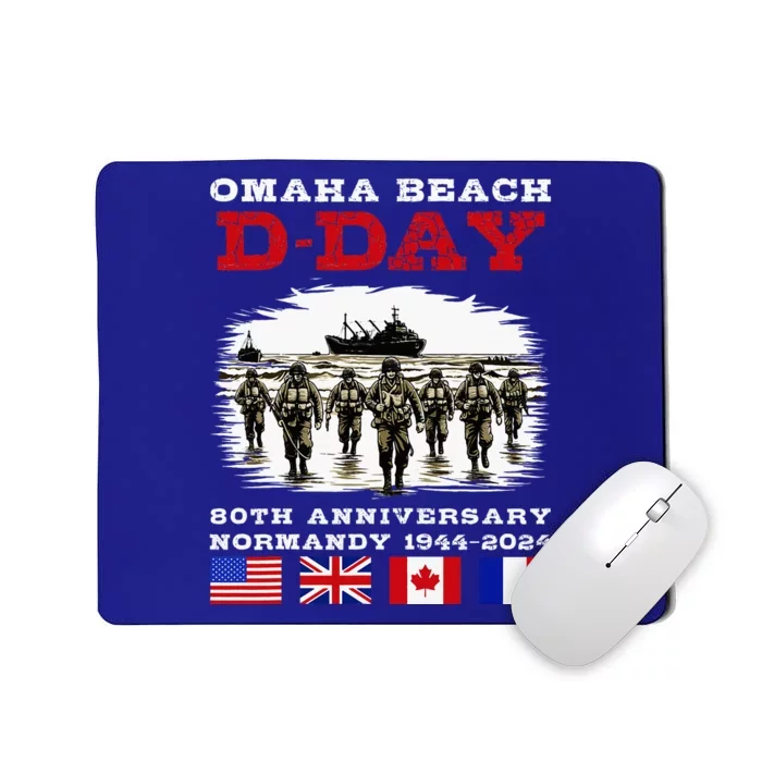 Dday Normandy Landings 80th Anniversary Mousepad