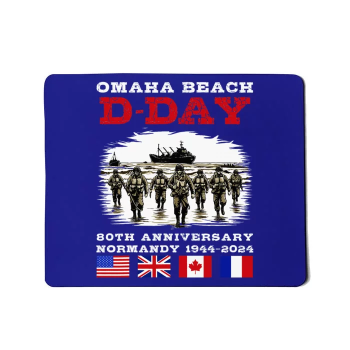 Dday Normandy Landings 80th Anniversary Mousepad