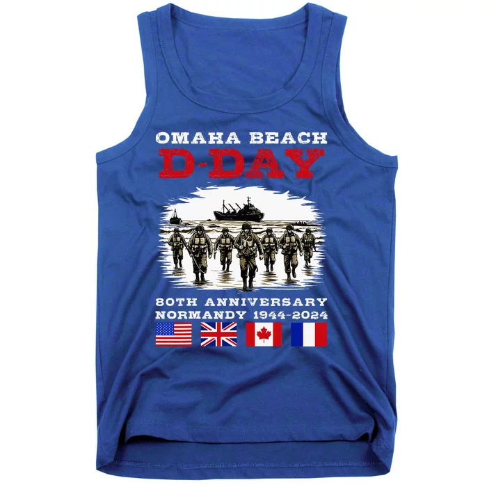 Dday Normandy Landings 80th Anniversary Tank Top