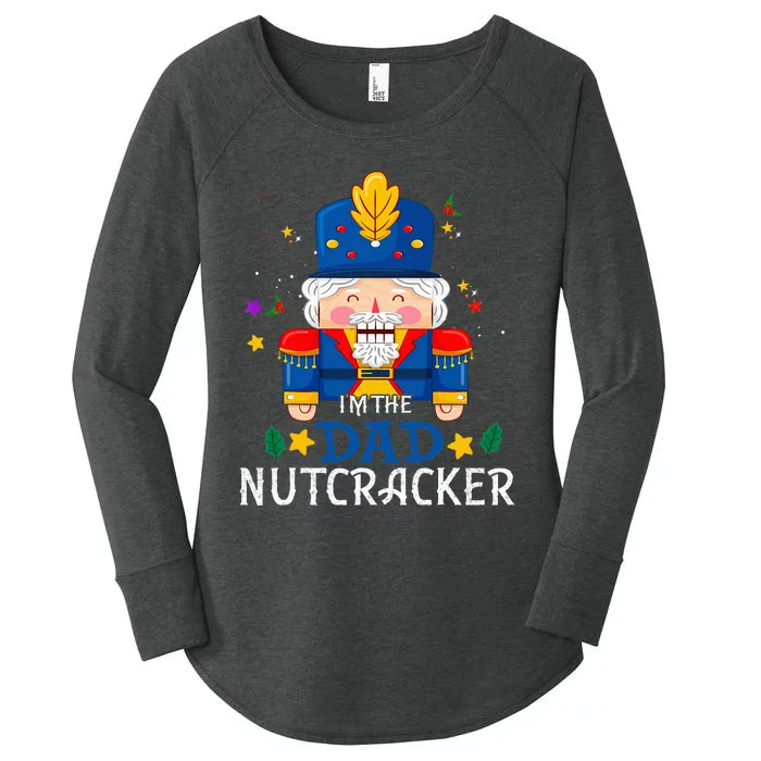 Dad Nutcracker Matching Family Group Christmas Party Pjs Women's Perfect Tri Tunic Long Sleeve Shirt