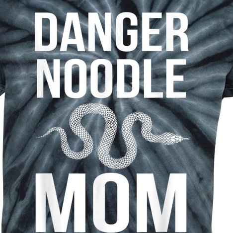 Danger Noodle Mom Snake Lover For Snake Mom Snake Lady Kids Tie-Dye T-Shirt